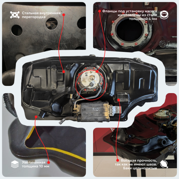 Купить Топливный бак Hyundai Solaris пластик 2010-2017 г.в. (bolt-on) Топливный бак Hyundai Solaris пластик 2010-2017 г.в. (bolt-on)