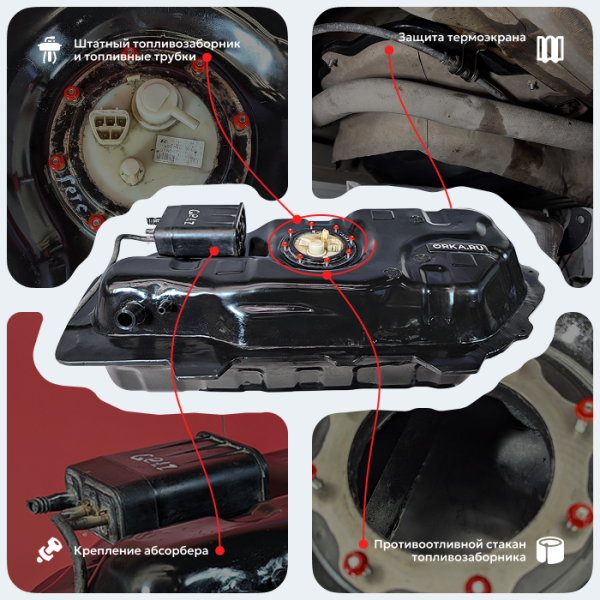 Купить Топливный бак Nissan Note 2002-2011 г.в - 45 л. (bolt-on) Топливный бак Nissan Note 2002-2011 г.в - 45 л. (bolt-on)